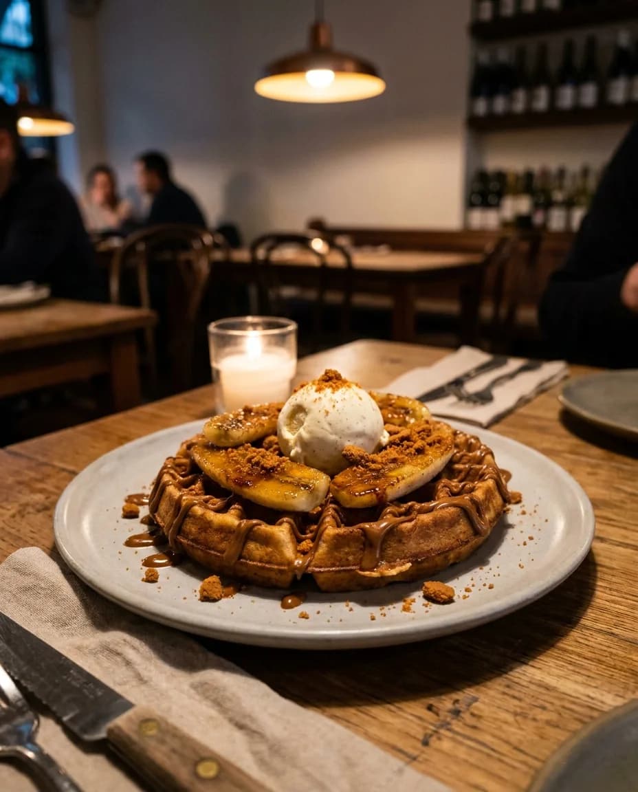 Biscoff Waffle